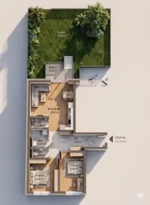 PURE ON THE MUR RIVER – Unser neues Wohnprojekt an Mur – TOP 2; MP